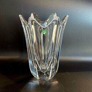 Orrefor's Kostaboda Crystal 8" Clear Glass Vase